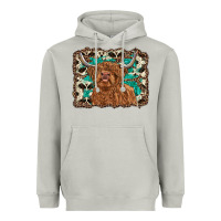 Moon Dust highland cow western background Heavyweight Hoodie - RanaPortraitStore