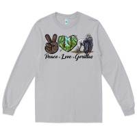 Moon Dust Peace Love Gorillas Long Sleeve Tee - LillyAllenDesigns