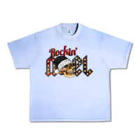 Grape Ice rockin noel skull Urban Heavy Tee - CowhideDigitalArt