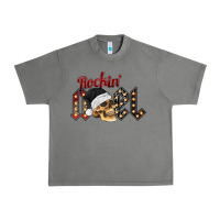 Tornado rockin noel skull Urban Heavy Tee - CowhideDigitalArt