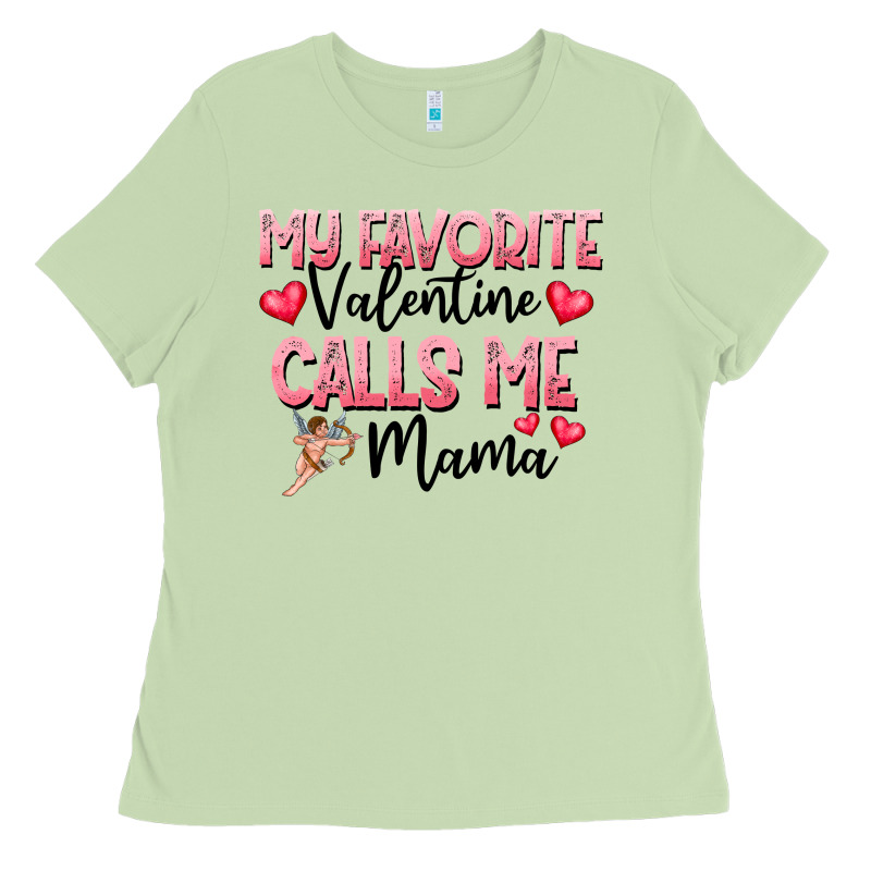 Love Message With Cupid And Hearts Ladies Tee by CowhideDigitalArt | Teevron