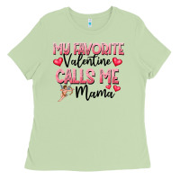 Matcha love message with cupid and hearts Ladies Tee - CowhideDigitalArt