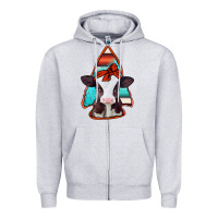 Heather Grey baby calf arrowhead Zipper Hoodie - Jasminsmagicworld