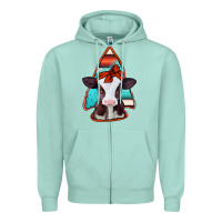 Baby Calf Arrowhead Zipper Hoodie | Teevron