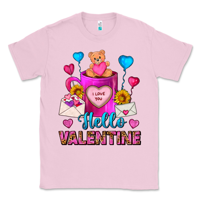 Hello Valentine Valentine's Day Coffee Mug Classic Tee by FaDigitalArtStudio | Teevron