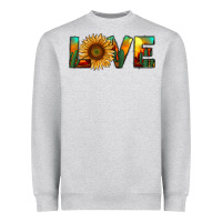 Heather Grey desert sunflower love Heavyweight Sweatshirt - RanaPortraitStore
