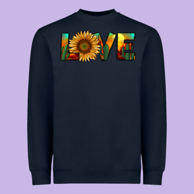 Desert Sunflower Love Heavyweight Sweatshirt Designed By Ranaportraitstore