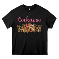 Black Cockapoo Mom Heavy Core Tee - Jasminsmagicworld