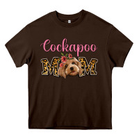 Chocolate Brown Cockapoo Mom Heavy Core Tee - Jasminsmagicworld