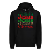 Black jesus is the reason Premium Hoodie - BarkalooDesign