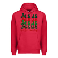 Cardinal jesus is the reason Premium Hoodie - BarkalooDesign
