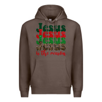 Coffee jesus is the reason Premium Hoodie - BarkalooDesign