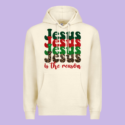 Jesus Is The Reason Premium Hoodie Designed By Barkaloodesign