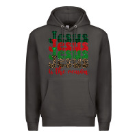 Smoke jesus is the reason Premium Hoodie - BarkalooDesign