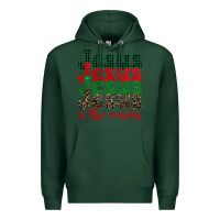 Sports Green jesus is the reason Premium Hoodie - BarkalooDesign
