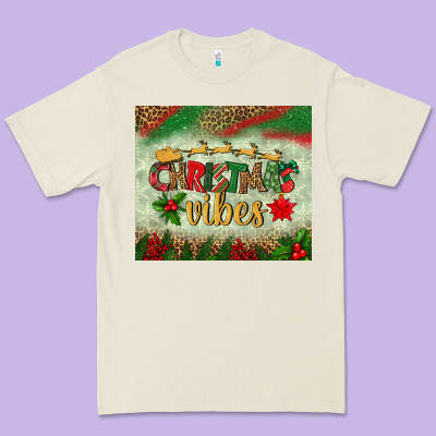 Christmas Vibes Tumbler Premium Tee Designed By Bundleandbundleshop