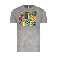 Cloud Rock Summer Vibes Vintage Tee - CowhideDigitalArt