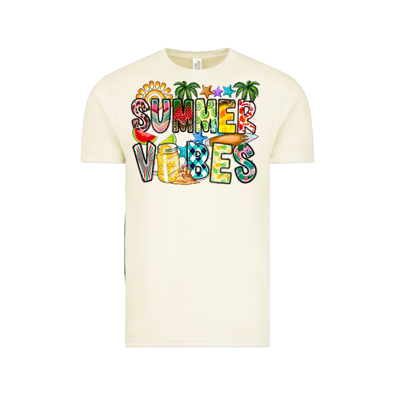 Summer Vibes Vintage Tee by CowhideDigitalArt | Teevron