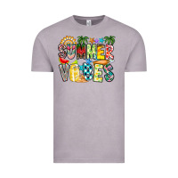 Vintage Zinc Summer Vibes Vintage Tee - CowhideDigitalArt