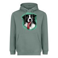 Sage border collie Heavyweight Hoodie - Jasminsmagicworld