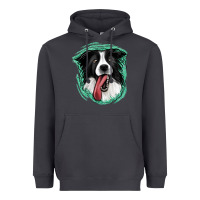 Smoke border collie Heavyweight Hoodie - Jasminsmagicworld