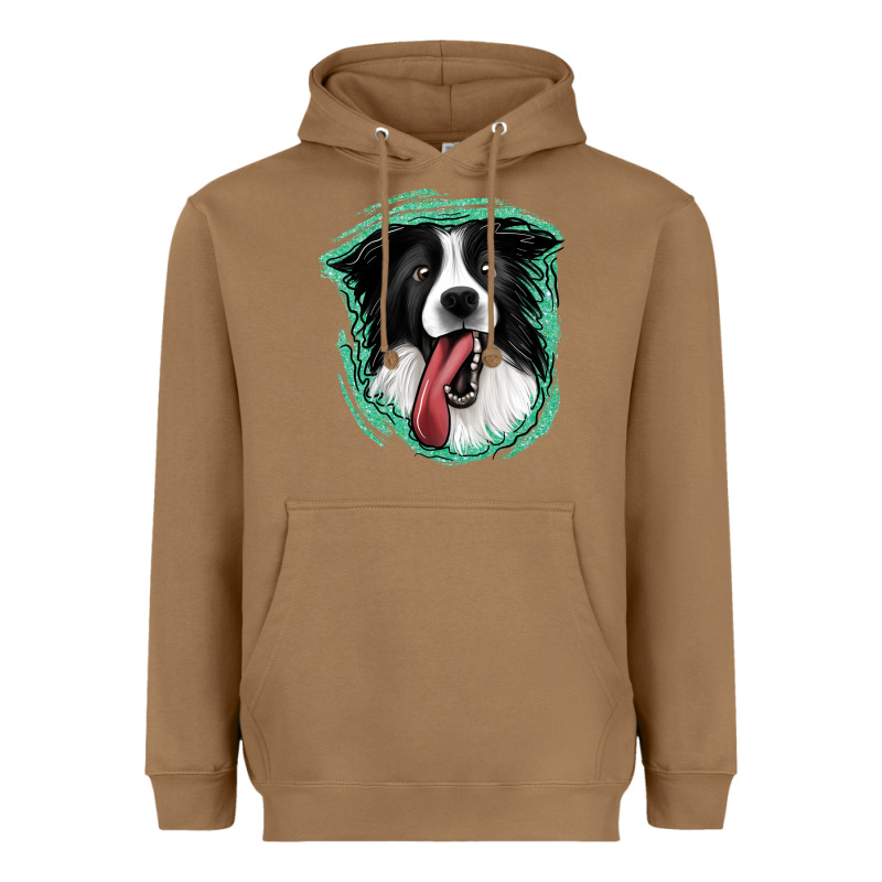 Border Collie Heavyweight Hoodie by Jasminsmagicworld | Teevron