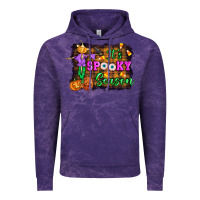 Cloud Purple it's spooky season halloween Vintage Hoodie - Artiststas