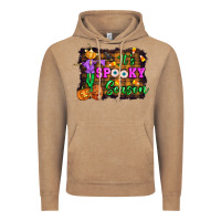 Vintage Coffee it's spooky season halloween Vintage Hoodie - Artiststas