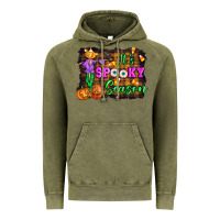 Vintage Olive it's spooky season halloween Vintage Hoodie - Artiststas