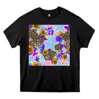Black stars and sunflowers seamless pattern Heavy Core Tee - FaDigitalArtStudio