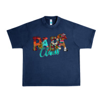 Navy Papa Claus Urban Heavy Tee - CowhideDigitalArt