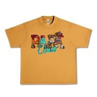 Peanut Butter Papa Claus Urban Heavy Tee - CowhideDigitalArt
