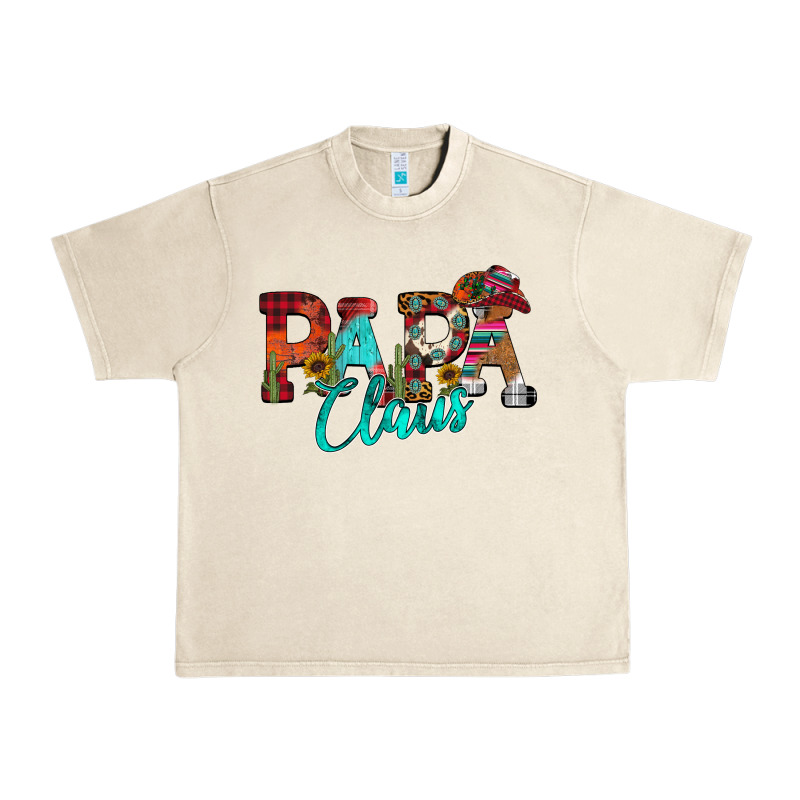 Papa Claus Urban Heavy Tee by CowhideDigitalArt | Teevron