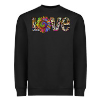 Black tie dye sunflower love Heavyweight Sweatshirt - RanaPortraitStore