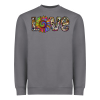 Storm tie dye sunflower love Heavyweight Sweatshirt - RanaPortraitStore