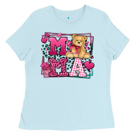 Baby Blue Western Valentines Day Mama Mother's Day Ladies Tee - LillyAllenDesigns