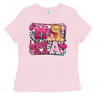 Bubblegum Pink Western Valentines Day Mama Mother's Day Ladies Tee - LillyAllenDesigns