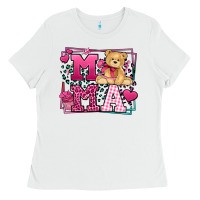 White Western Valentines Day Mama Mother's Day Ladies Tee - LillyAllenDesigns