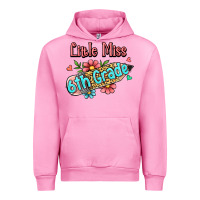 Fuchsia Pink little miss sixth grade Urban Hoodie - RanaPortraitStore
