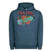 Pigment Midnight Navy little miss sixth grade Urban Hoodie - RanaPortraitStore