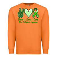 Carrot Peace Love Cure Non Hodgkins Lympoma Premium Sweatshirt - Jasminsmagicworld