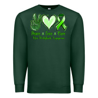 Sports Green Peace Love Cure Non Hodgkins Lympoma Premium Sweatshirt - Jasminsmagicworld
