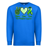 True Royal Peace Love Cure Non Hodgkins Lympoma Premium Sweatshirt - Jasminsmagicworld