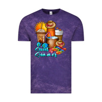 Cloud Purple Sweet Summer Vintage Tee - CowhideDigitalArt