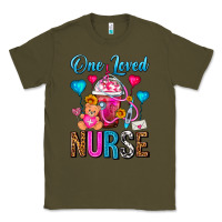 Army Green One Loved Nurse Valentines Day Frappe Coffee Classic Tee - FaDigitalArtStudio