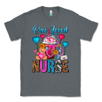 Charcoal Heather One Loved Nurse Valentines Day Frappe Coffee Classic Tee - FaDigitalArtStudio