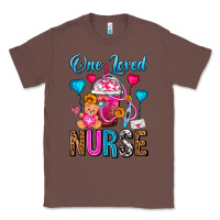 Chestnut One Loved Nurse Valentines Day Frappe Coffee Classic Tee - FaDigitalArtStudio