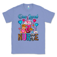 Colony Blue One Loved Nurse Valentines Day Frappe Coffee Classic Tee - FaDigitalArtStudio