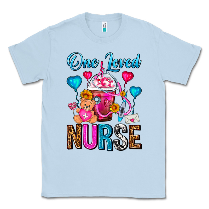 One Loved Nurse Valentines Day Frappe Coffee Classic Tee by FaDigitalArtStudio | Teevron