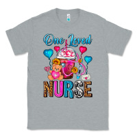 Heather Grey One Loved Nurse Valentines Day Frappe Coffee Classic Tee - FaDigitalArtStudio